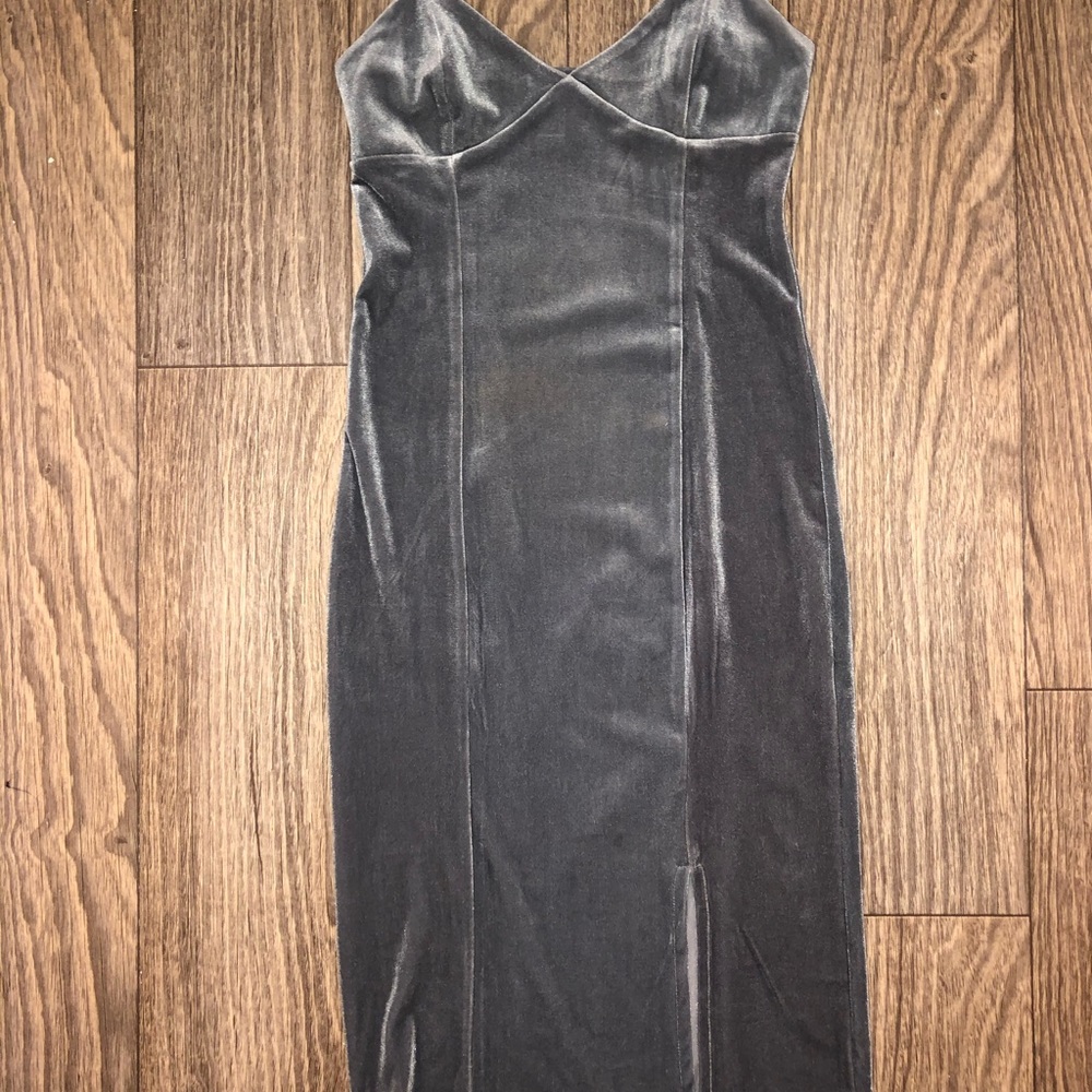 Suede dress